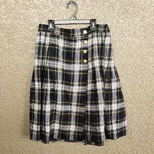 VTG Lord and Taylor 100% Wool Plaid Skirt